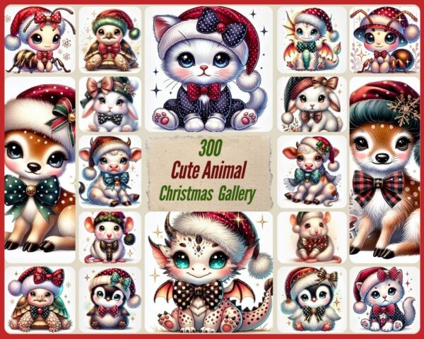 Cute Animal Christmas