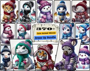 Cute Animal Winter Dress Up